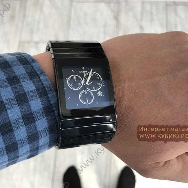 Rado Ceramica Chronograph Black (код 026)