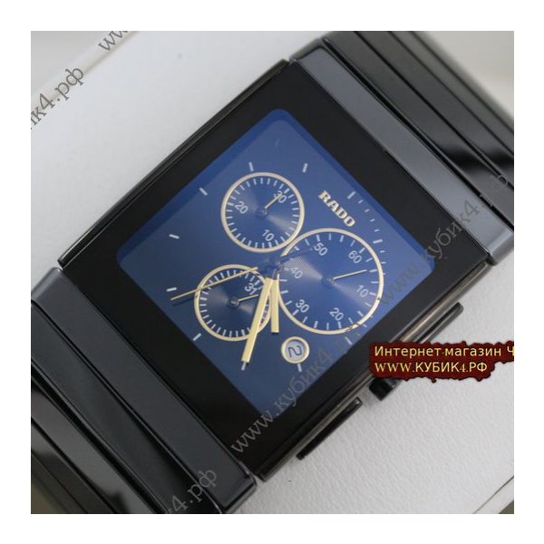 Rado Ceramica Chronograph Black (код 038)