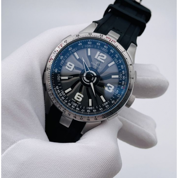 Perrelet Turbine Pilot Steel Black (код 002)
