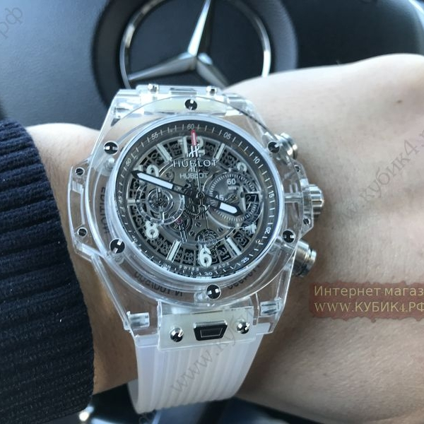HUBLOT big bang UNICO WHITE SAPPHIRE  (код 363)