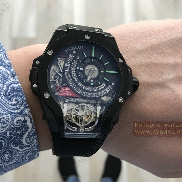 HUBLOT MP-09 TOURBILLON BI-AXIS 3D CARBON (код 378)