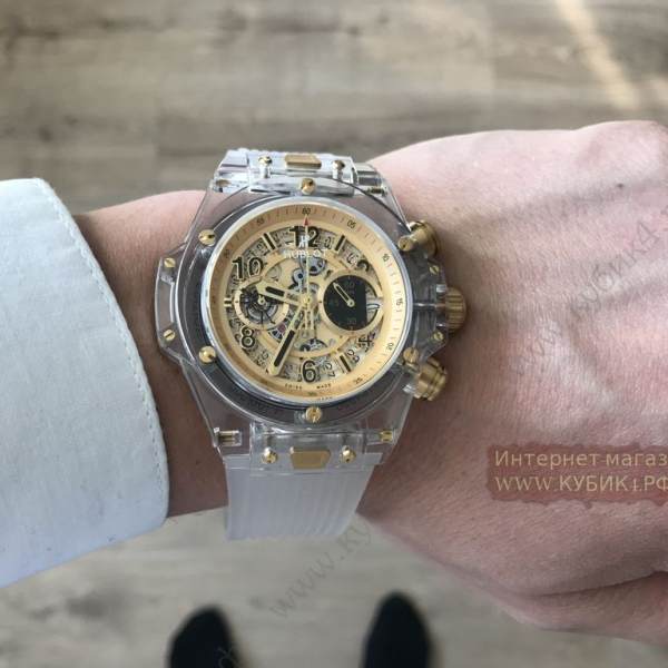 HUBLOT big bang UNICO WHITE SAPPHIRE (код 414)