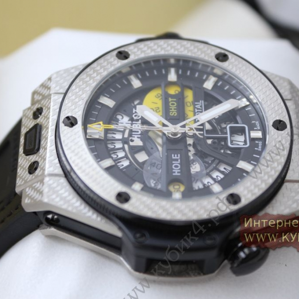 HUBLOT BIG BANG UNICO GOLF SILVER (код 452)