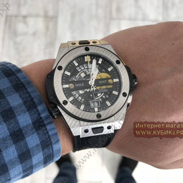 HUBLOT BIG BANG UNICO GOLF SILVER (код 452)