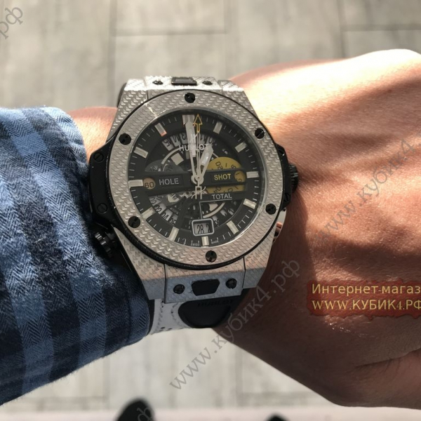 HUBLOT BIG BANG UNICO GOLF SILVER (код 453)