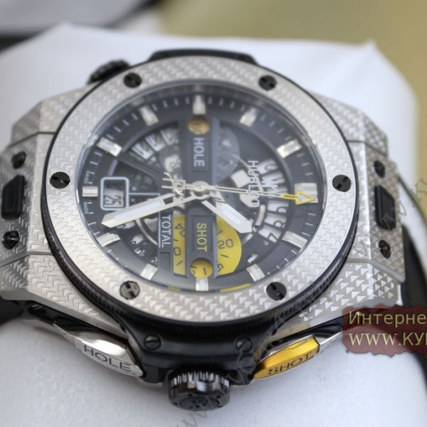 HUBLOT BIG BANG UNICO GOLF SILVER (код 453)