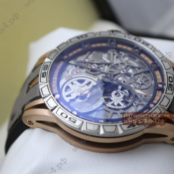 Roger Dubuis Excalibur Spider Pirelli Two-tone Case Grey Strap (код 022)