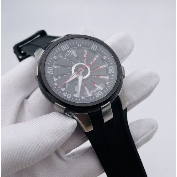 Perrelet Poker Turbine Steel Black (код 007)