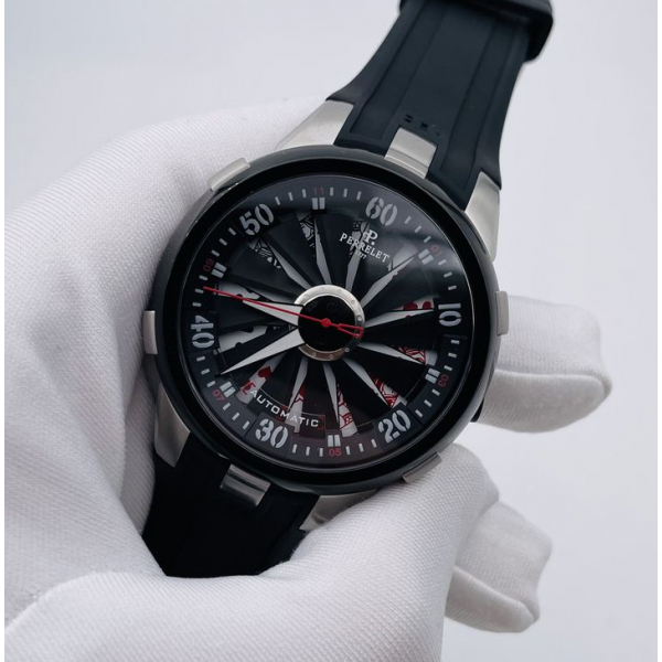 Perrelet Poker Turbine Steel Black (код 007)