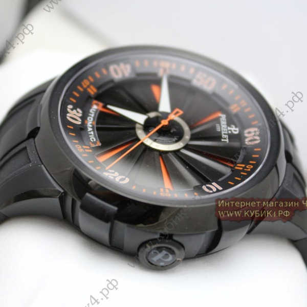 Perrelet Turbine Pilot All Black orange Turbine (код 013)