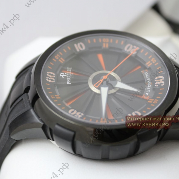 Perrelet Turbine Pilot All Black orange Turbine (код 013)