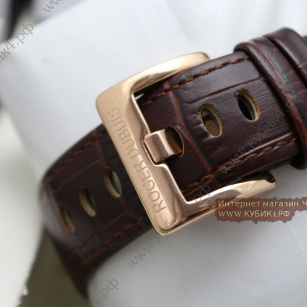 Roger Dubuis Excalibur Double Tourbillon Golden Brown Rubber Strap (код 037)