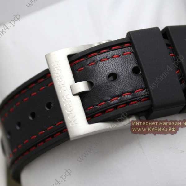 Roger Dubuis Excalibur Spider Pirelli Steel Case Black Strap Red knit (код 039)