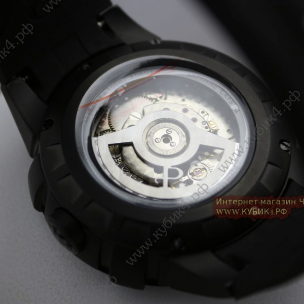 Perrelet Turbine Pilot All Black Red Turbine (код 003-01)
