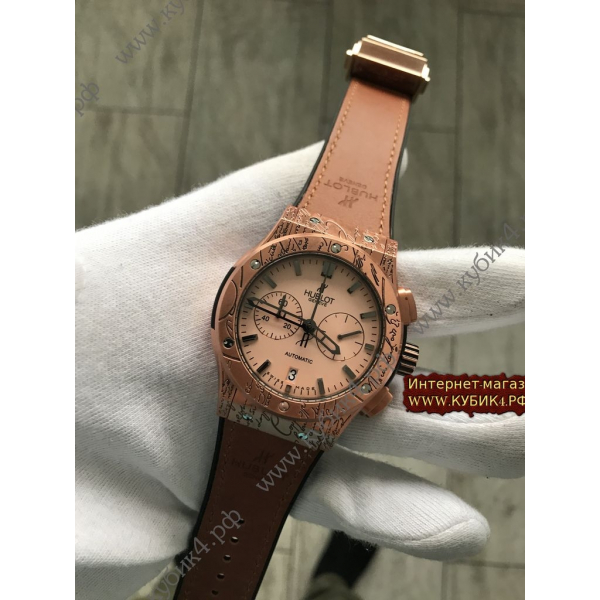 HUBLOT Classic Fusion Chronograph BERLUTI «COLD GOLD» (код 597)