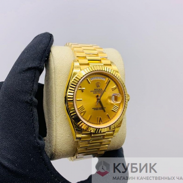 Rolex Day-Date 40 mm Yellow Gold Champagne Dial (код 278) Дубликат LUX