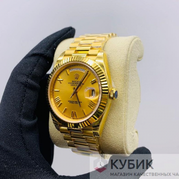 Rolex Day-Date 40 mm Yellow Gold Champagne Dial (код 278) Дубликат LUX