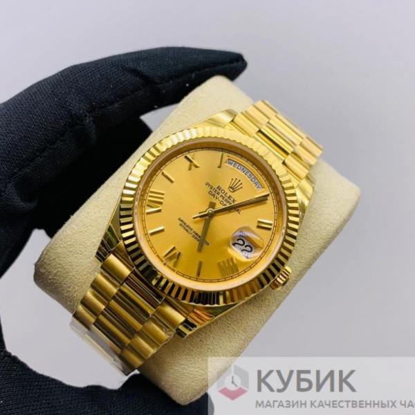 Rolex Day-Date 40 mm Yellow Gold Champagne Dial (код 278) Дубликат LUX