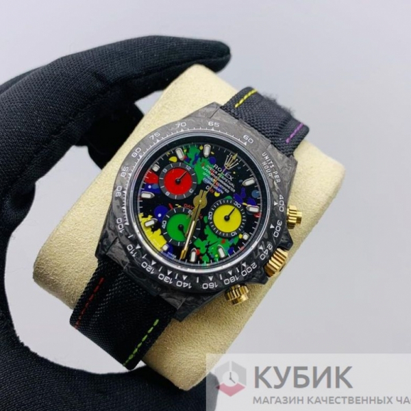 Rolex Daytona DIW Carbon Motley дубликат  LUX  (код 422-05)