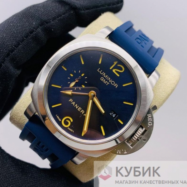 PANERAI LUMINOR 1950 3 DAYS GMT AUTOMATIC ACCIAIO  (код 074-01)