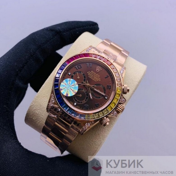 Rolex Cosmograph Daytona Pink Gold Rainbow (код 033-08)