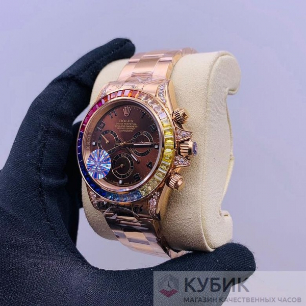 Rolex Cosmograph Daytona Pink Gold Rainbow (код 033-08)