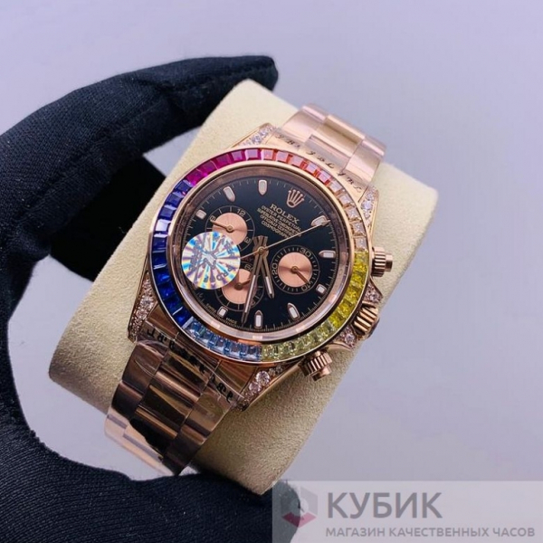 Rolex Cosmograph Daytona Pink Gold Rainbow (код 033-09)