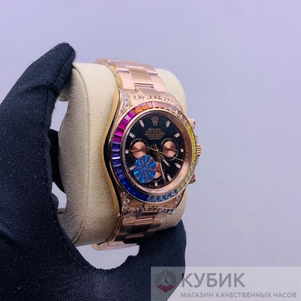 Rolex Cosmograph Daytona Pink Gold Rainbow (код 033-09)