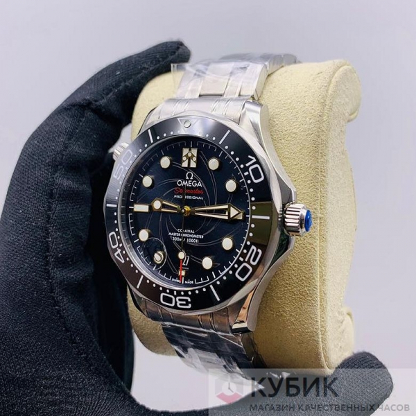 Omega Seamaster Diver 300M Co-Axial Master Chronometer Chronograph 42 mm "James Bond" Limited Edition (код 314) Дубликат LUX