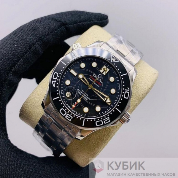 Omega Seamaster Diver 300M Co-Axial Master Chronometer Chronograph 42 mm "James Bond" Limited Edition (код 314) Дубликат LUX