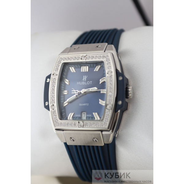 HUBLOT SPIRIT OF BIG BANG KING  DIAMONDS синий код 011-01)