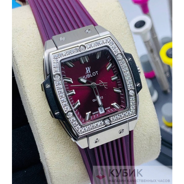 HUBLOT SPIRIT OF BIG BANG KING  DIAMONDS бордовый код 011-02)