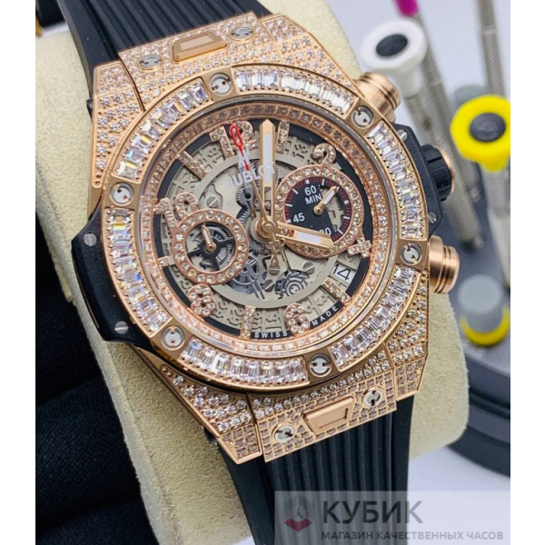 HUBLOT BIG BANG UNICO KING GOLD JEWELLERY золотой (код 012-01)