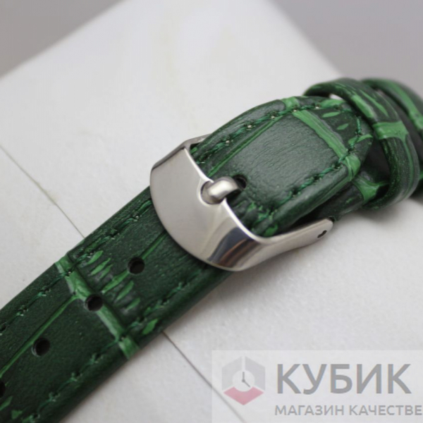 CARTIER QUARTZ зелёный ремень (код 371)