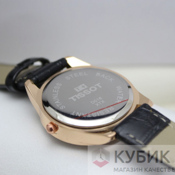 Tissot QUARTZ черный циферблат (код 204)