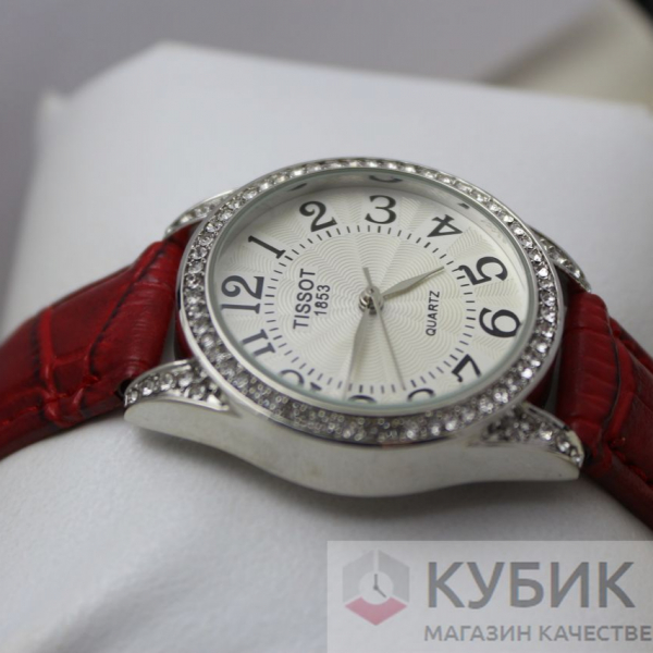 Tissot QUARTZ красный ремень (код 205)