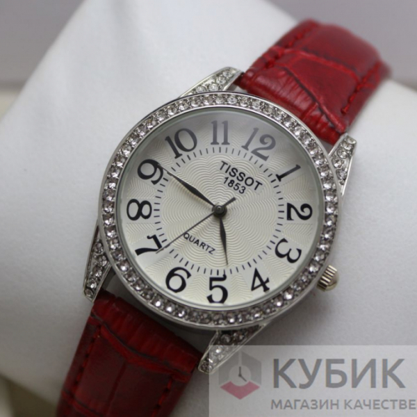 Tissot QUARTZ красный ремень (код 205)