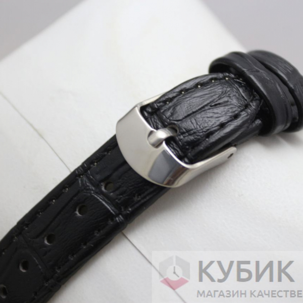 Longines QUARTZ чёрный ремень (код 116)