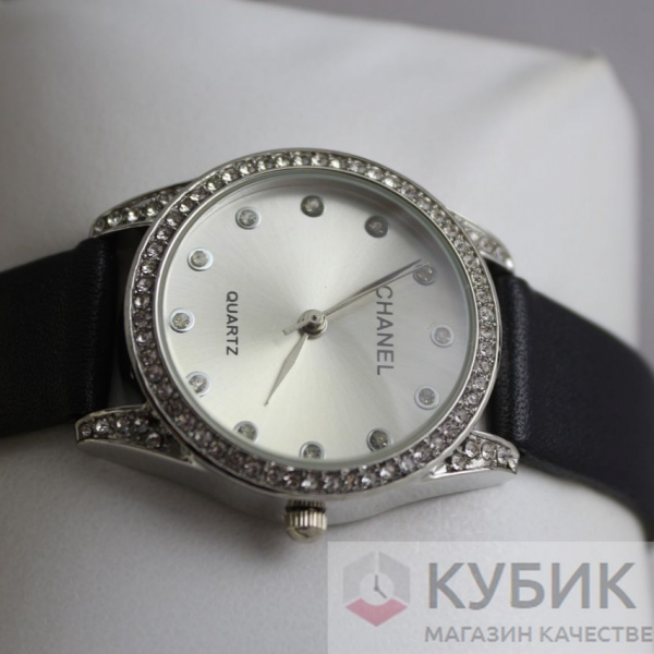 CHANEL QUARTZ чёрный ремнь (код 089)