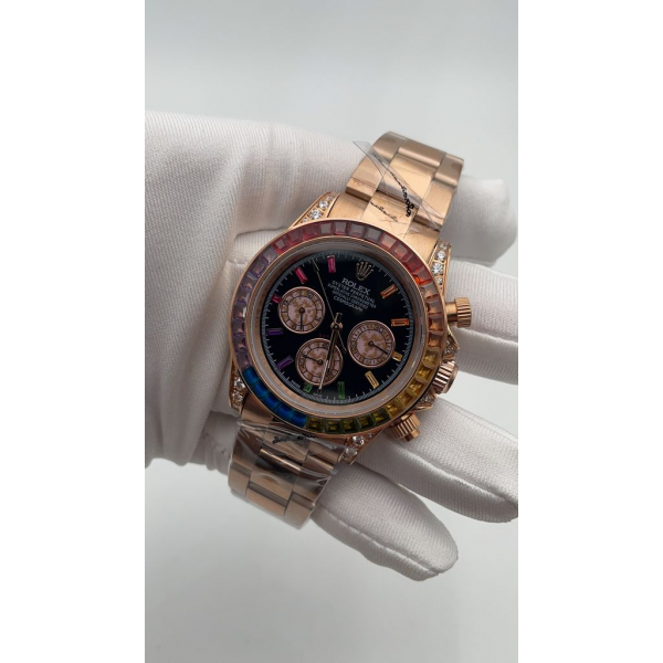 Rolex Oyster Perpetual Cosmograph Daytona Pink Gold Rainbow (код 330)