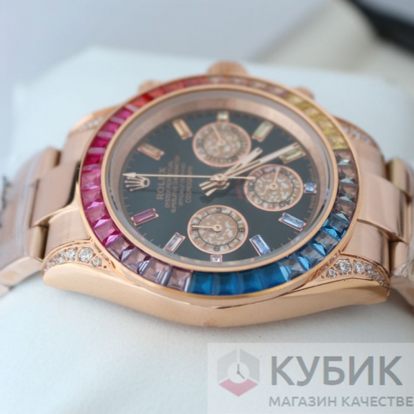 Rolex Oyster Perpetual Cosmograph Daytona Pink Gold Rainbow (код 330)