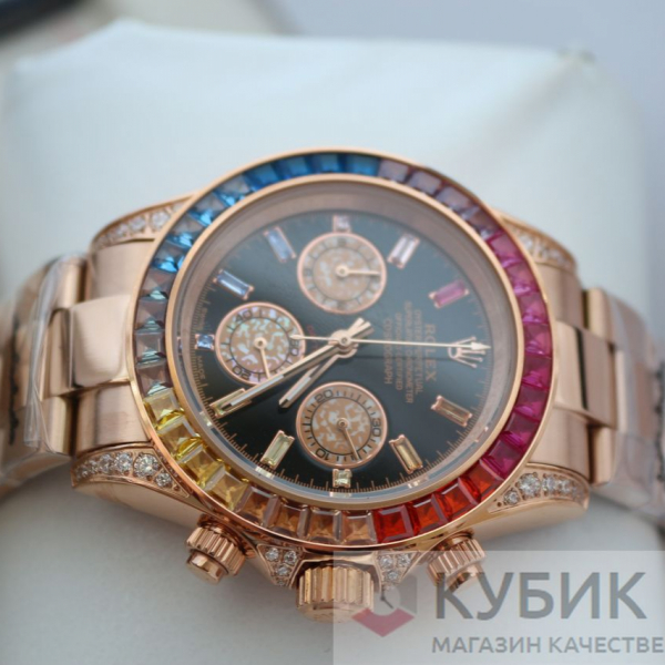 Rolex Oyster Perpetual Cosmograph Daytona Pink Gold Rainbow (код 330)