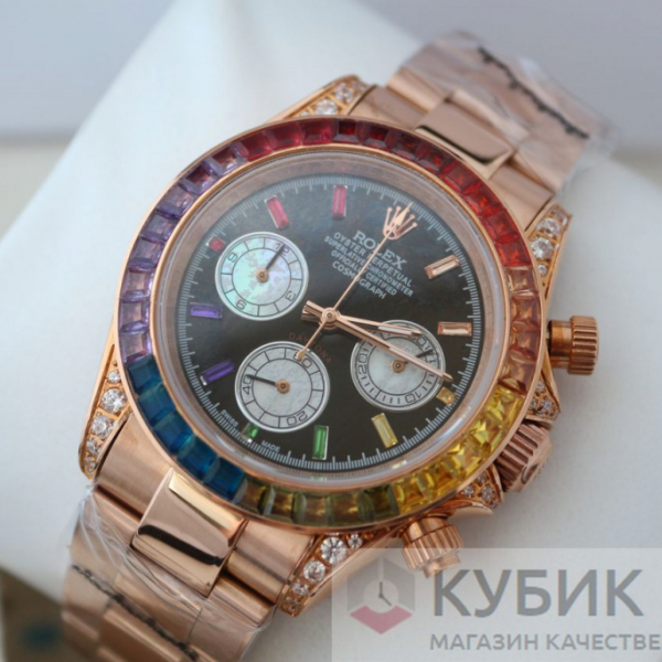 Rolex Oyster Perpetual  Cosmograph Daytona Pink Gold Rainbow (код 331)