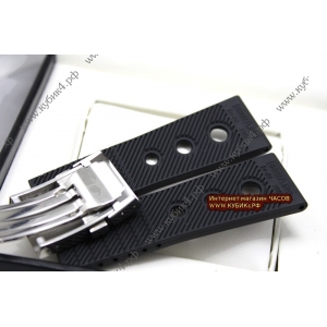 Каучуковый ремешок к часам BREITLING BLACK код 002) Каучуковый ремешок к часам BREITLING BLACK код 002)