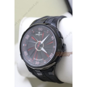 Perrelet Turbine Pilot All Black Red Turbine (код 003)
