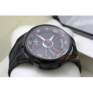 Perrelet Turbine Pilot All Black Red Turbine (код 003)