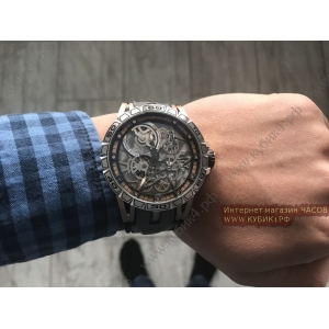 Roger Dubuis Excalibur Spider Pirelli Two-tone Case Grey Strap (код 022)
