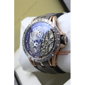 Roger Dubuis Excalibur Spider Pirelli Two-tone Case Grey Strap (код 022)