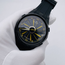 Perrelet Turbine Pilot All Black Yellow Turbine (код 011)