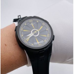 Perrelet Turbine Pilot All Black Yellow Turbine (код 011)